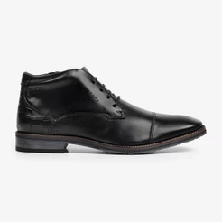 Sapato Social Masculino Couro Legitimo Ferracini Cano Curto Bico Fino Bentley Preto 3942-660G