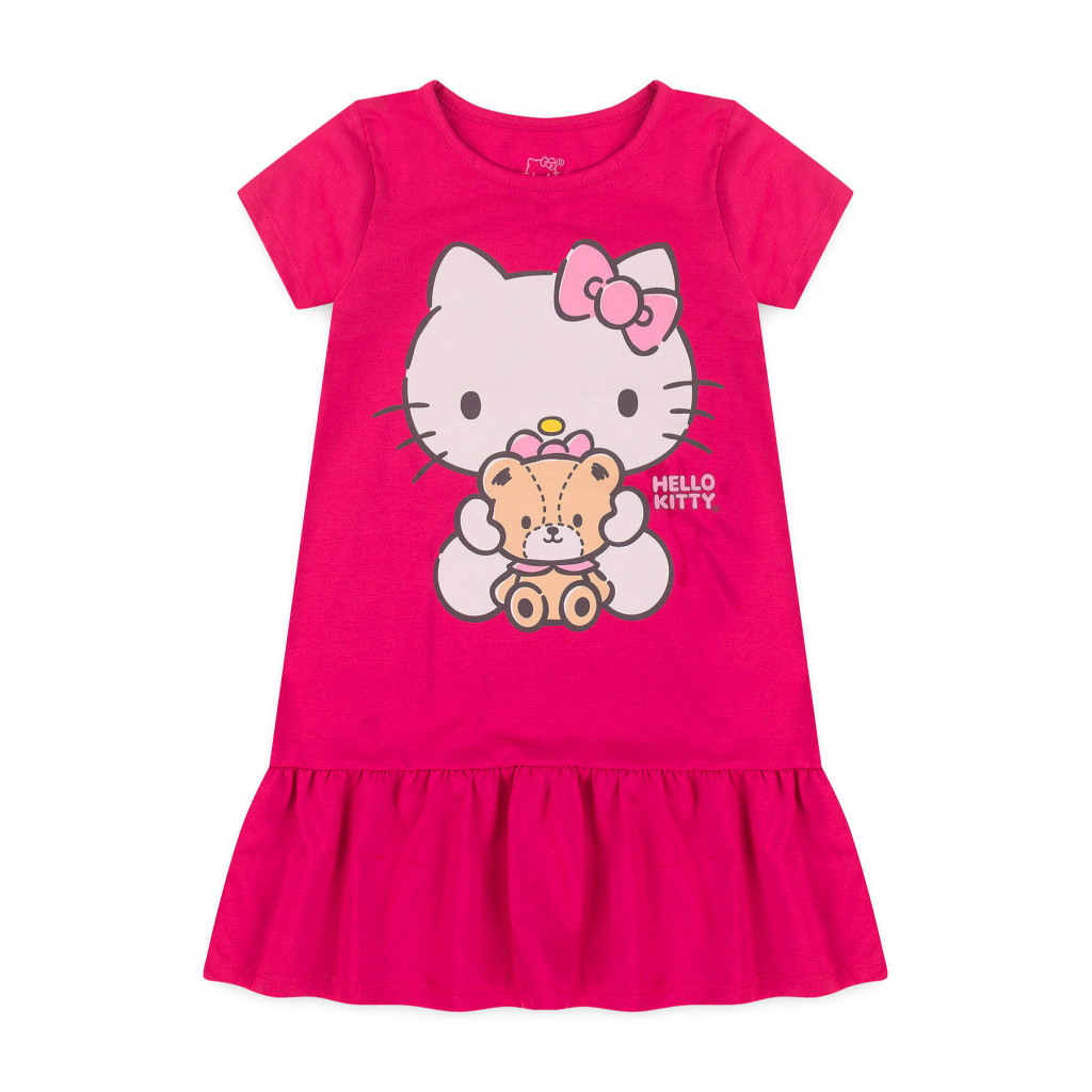 Vestido Feminino Infantil Ursinho - Hello Kitty em Oferta na Shopee