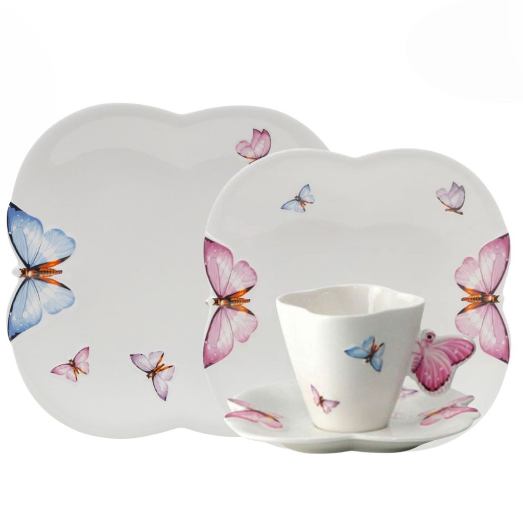 Aparelho de Jantar Borboleta: Onde Comprar | BuscaProdutos