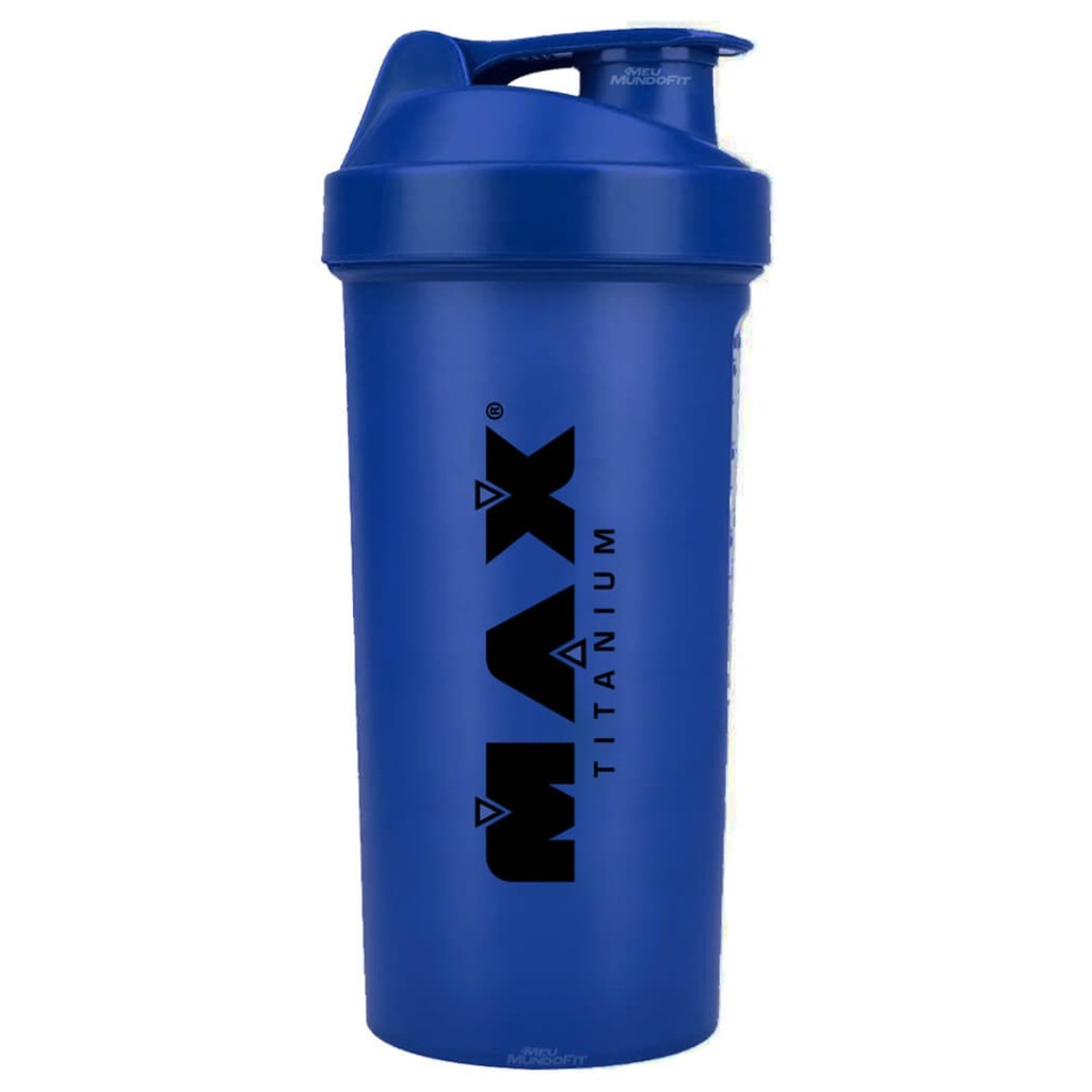 Coqueteleira Max Azul C/700ml - Max Titanium