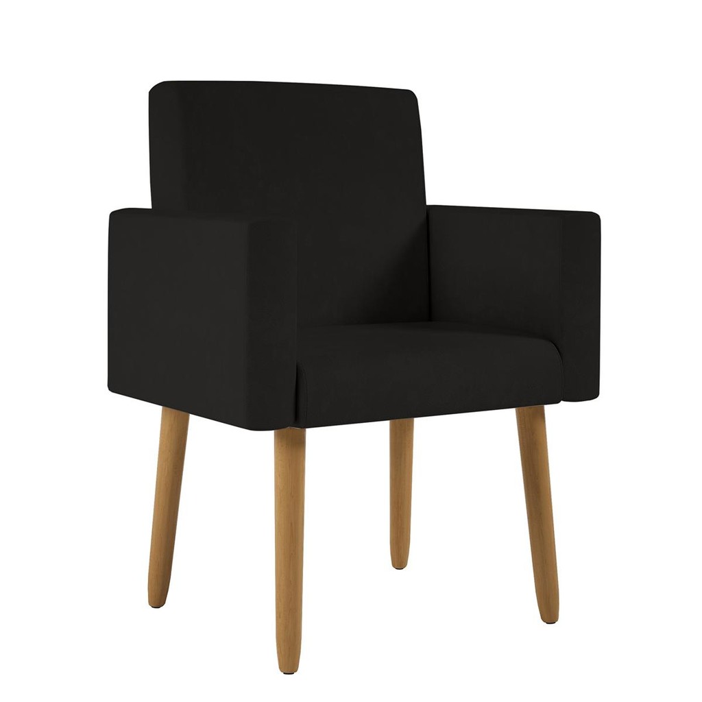 Cadeira Estofada Poltrona para Sala Quarto – Balaqui Decor