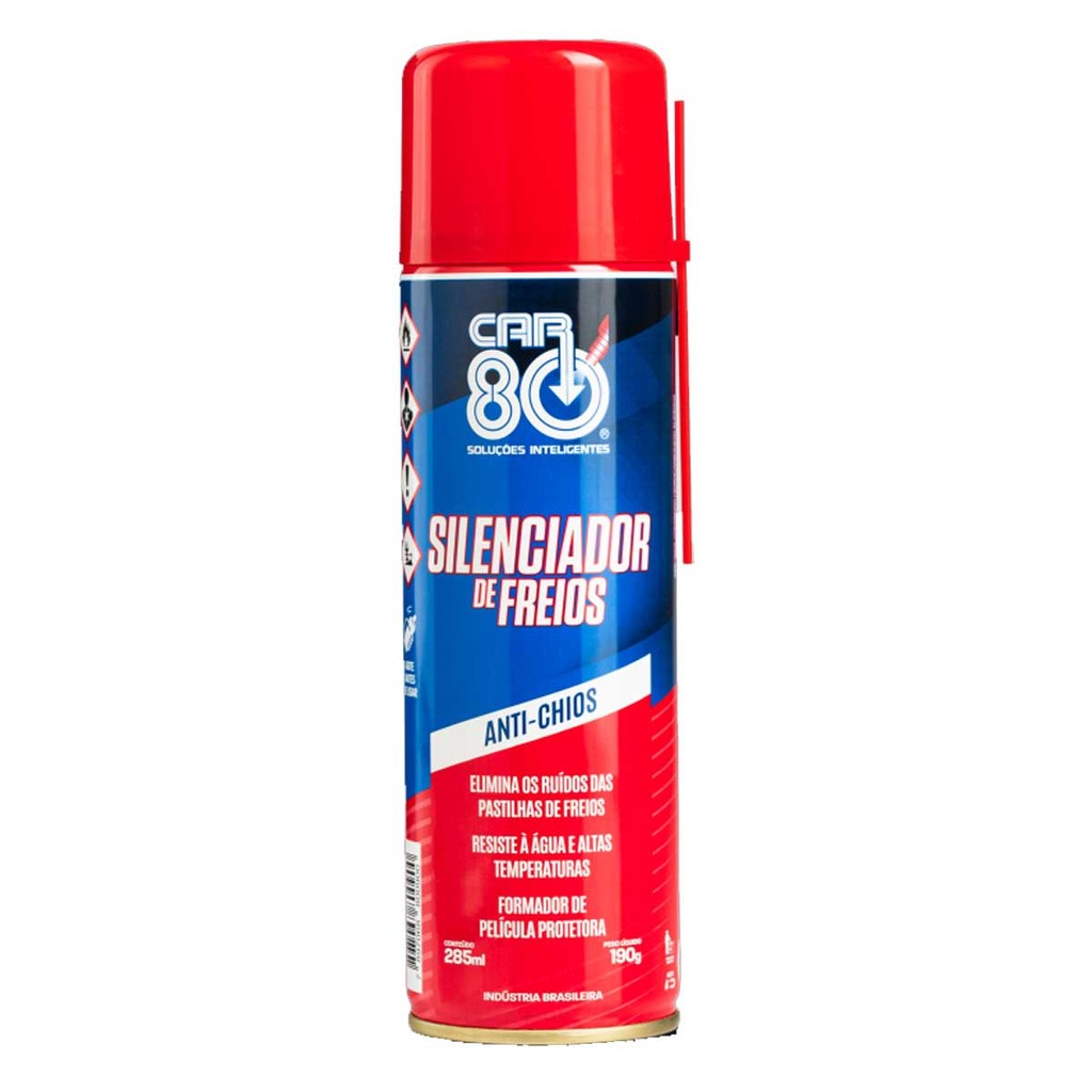 Silenciador de Freio Spray Car80 285ml