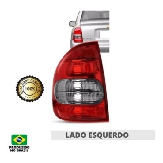 Lanterna Traseira Corsa Sedan Classic Bicolor Fumê 2000 2010