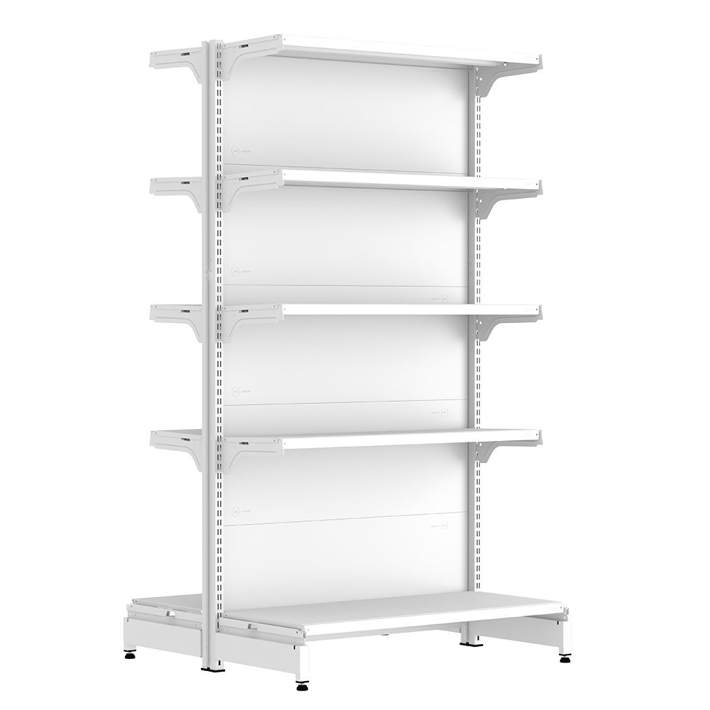 Gôndola Amapá Fit 40 Inicial Centro 1,70x0,90x0,60/0,80 com 10 Bandejas em Oferta na Shopee