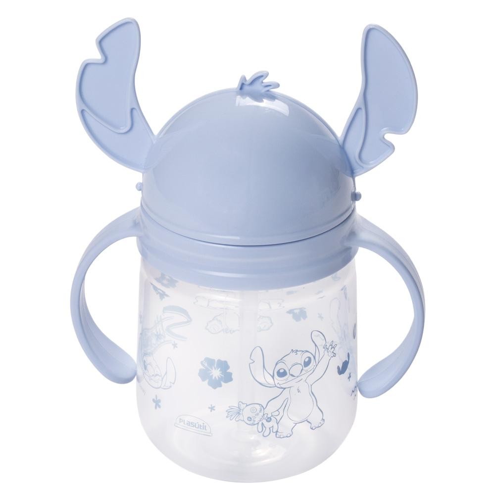 Caneca Stitch Treinamento Transição Canudo 350 ml Plasútil em Oferta na Shopee