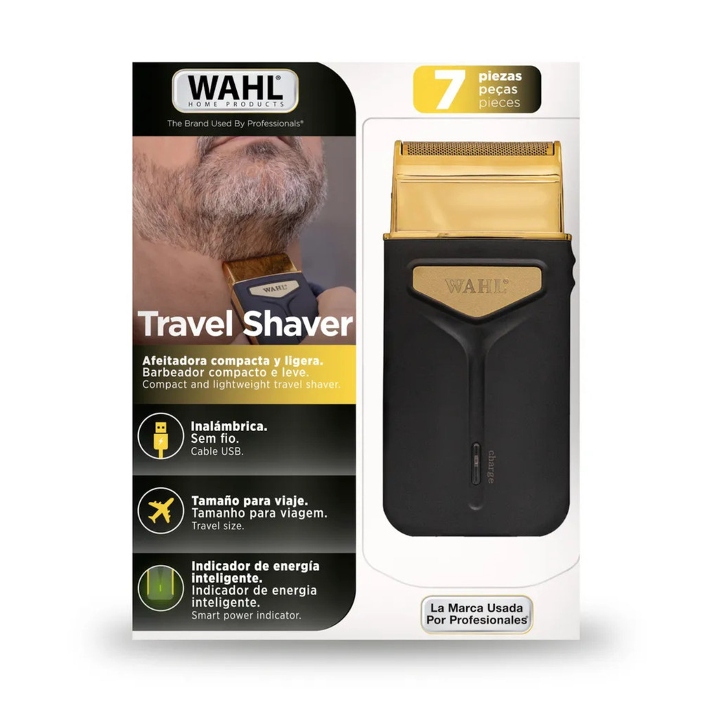 Barbeador Wahl Portátil Travel Shaver Recarregável Bivolt