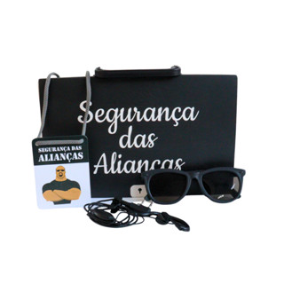 Fantasia Maleta Segurança Das Alianças Pajem Óculos Crachá em Oferta na Shopee