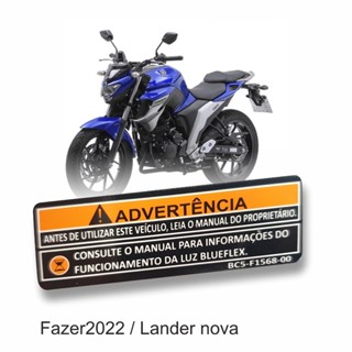 Compatível Adesivo Advertência Tanque Fazer 250 Lander em Oferta na Shopee