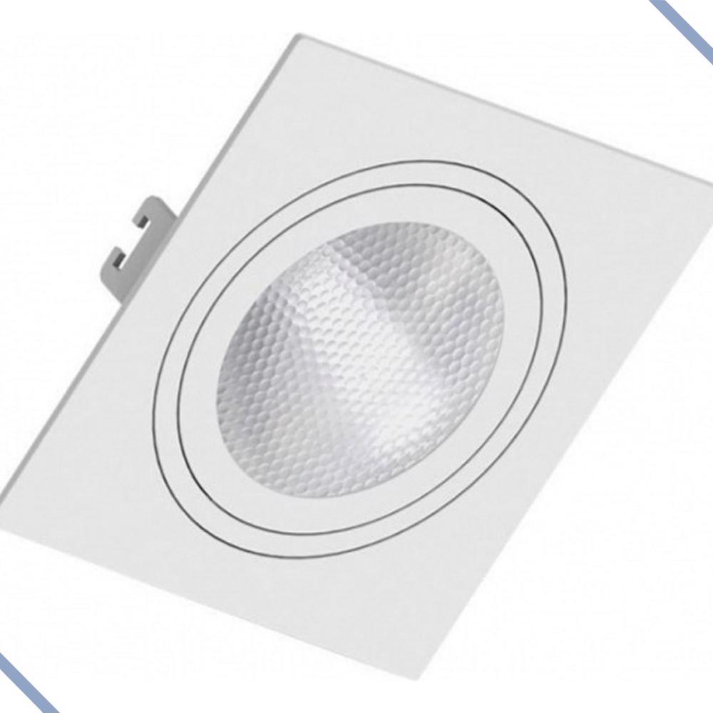 Spot Embutir Quadrado Face Plana Par30 Direcionavel Save