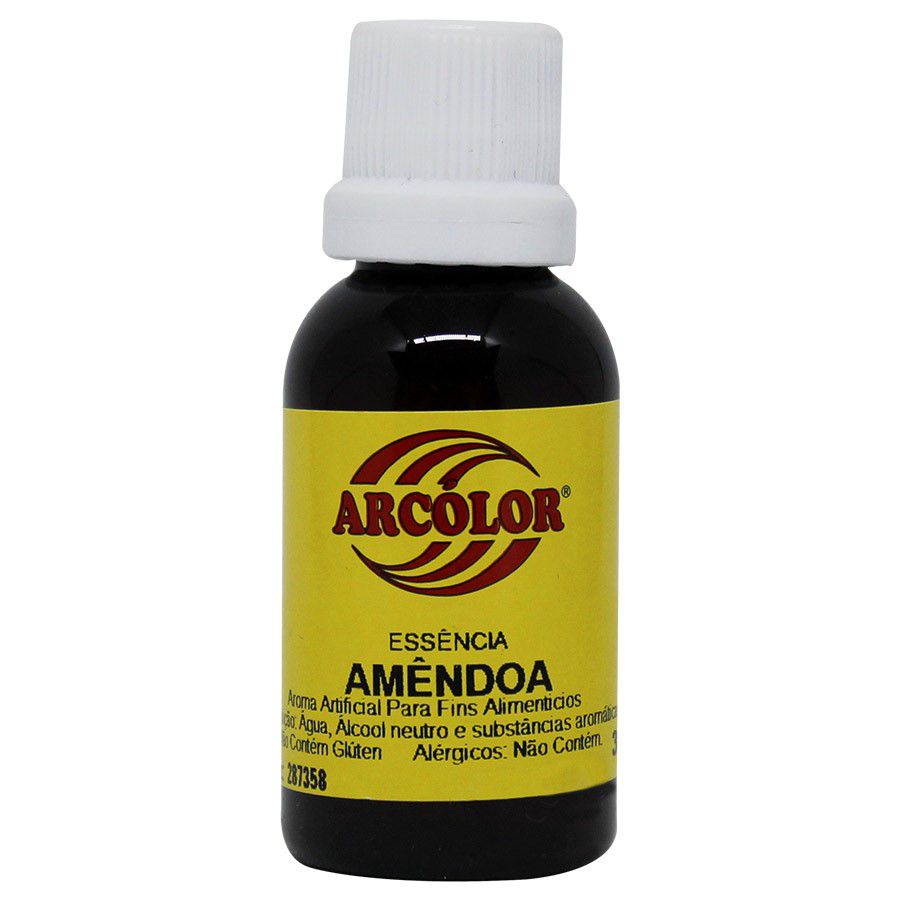 Essência Amêndoa 30 ml Arcolor - Rizzo Distribuidora