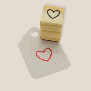 Carimbo - Coração - modelo contorno P - Tam. aprox. 1,5x1,5cm em Oferta na Shopee