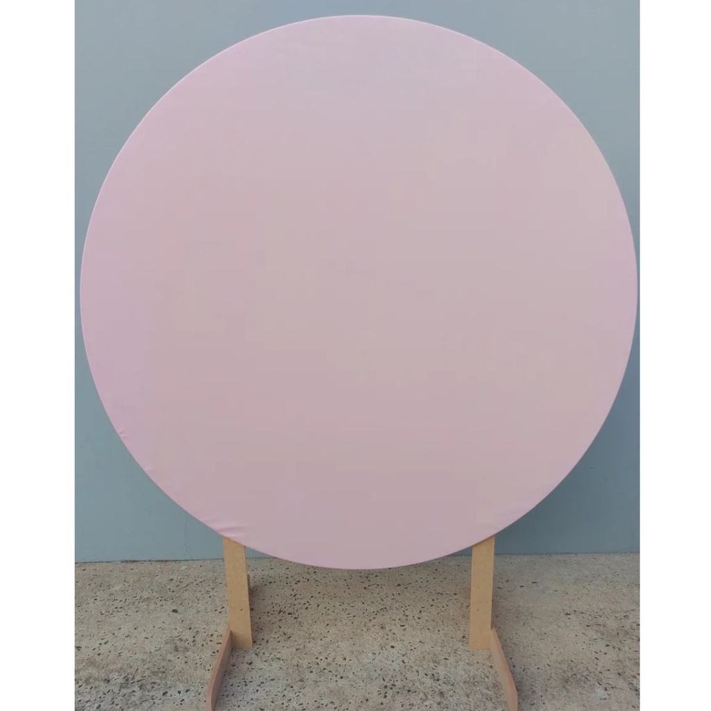 capa para painel redondo com elástico cor lisa 1,50m