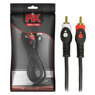 Cabo 2+2 Rca Áudio Vídeo 1,5 Metros Gold 24k Profissional