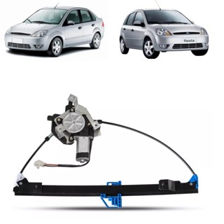 Máquina Vidro Eletrico Com Motor Novo Fiesta Traseira Direita ou Esquerda
