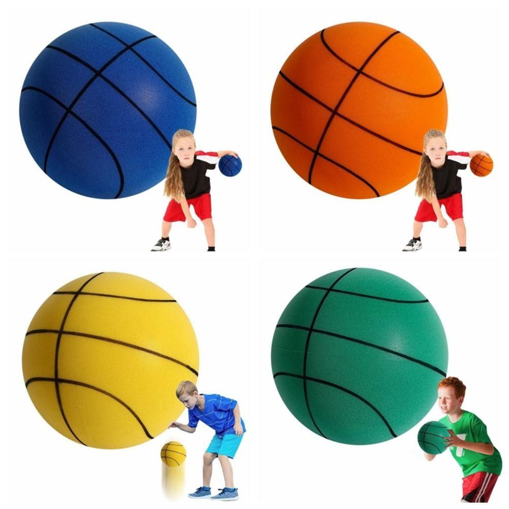 Detalhes do Basquete De Treinamento Silencioso XINLEEN , Bola Silenciosa Saltitante De Alta Elasticidade De 18 Cm/22/24 , Leve