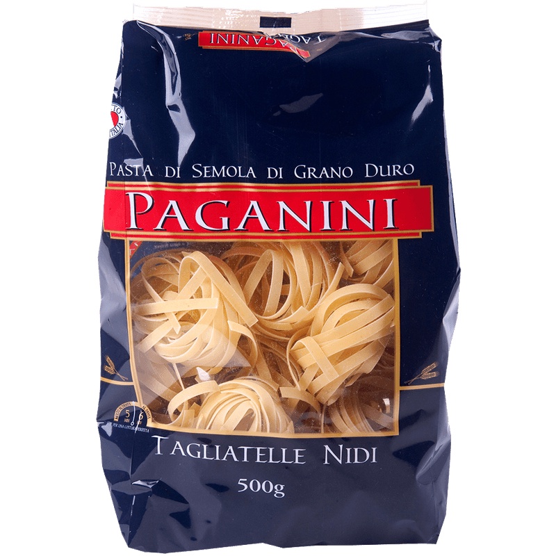 MACARRÃO PAGANINI TAGLIOLINI NIDI 500G em Oferta na Shopee