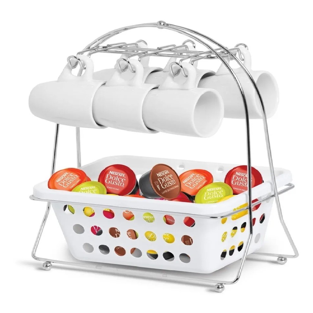 Suporte Porta Xícara E Organizador Capsula Café Expresso 345-4