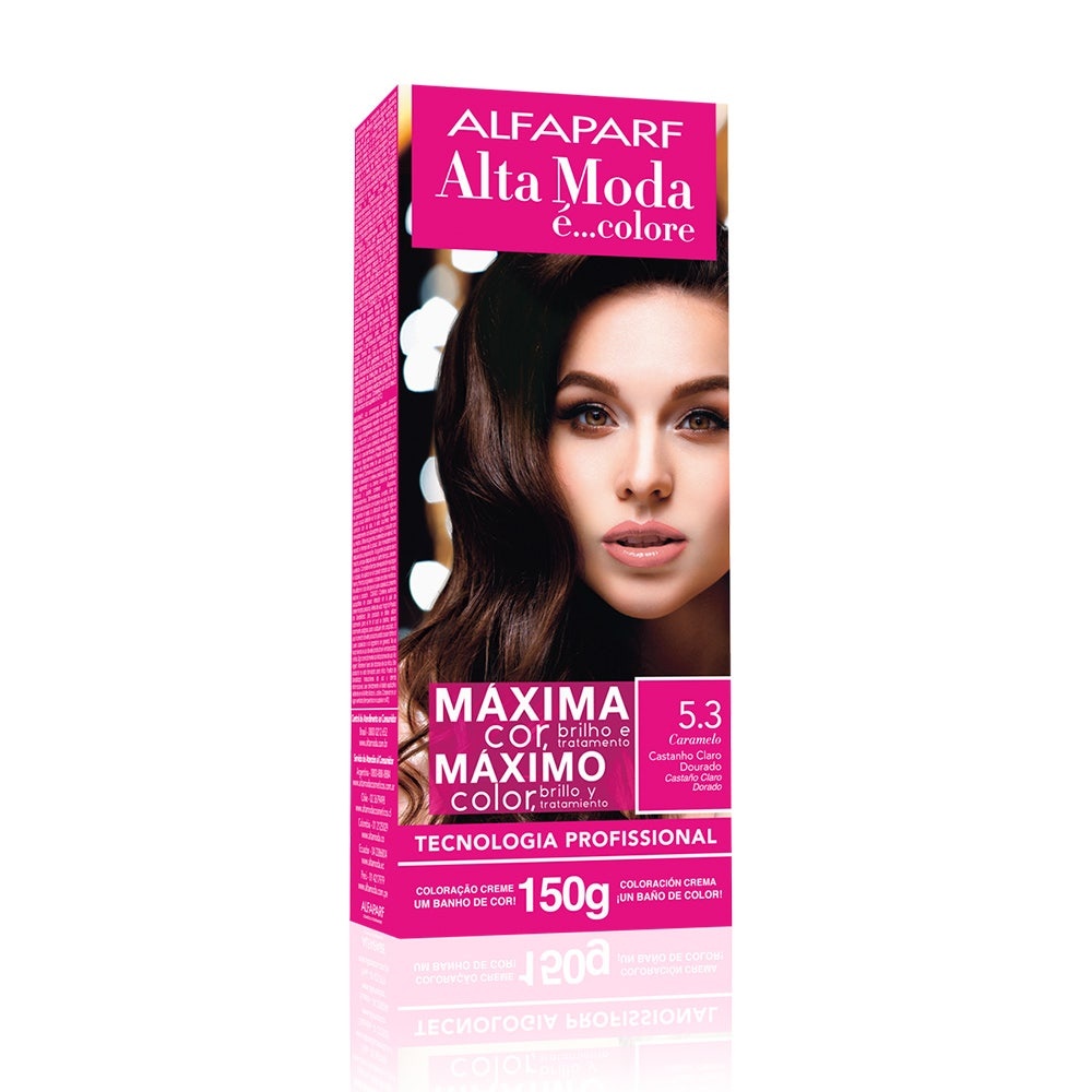 Tintura Alta Moda 5.3 Castanho Claro Dourado