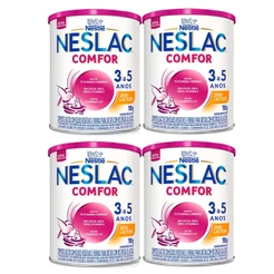 Kit 4 Neslac Comfor Composto Lácteo Zero Lactose 700g