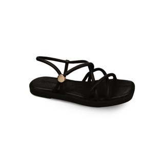 Sandália Flatform Feminina Bebecê Glamour Preto