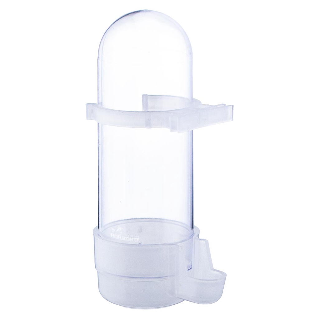 Kotori K45 Bebedouro Cristal Transparente 110ml Gaiola Malha Fina Curió Canário Coleiro Bigodinho