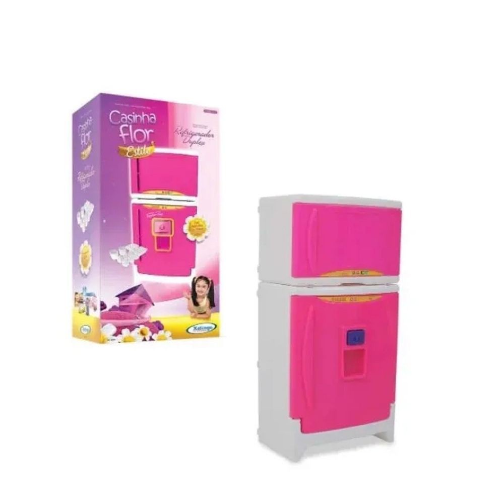 Refrigerador Duplex Casinha Flor Estilo Xalingo - 04821