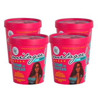 Kit 4 Cremes Para Pentear Lola Milagre 450g