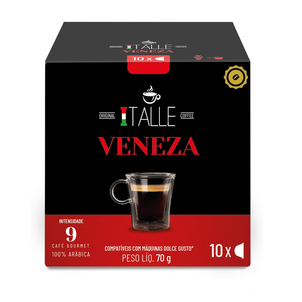 Cafe Capsula Dolce Gusto Veneza Cafe Italle 1 Und em Oferta na Shopee