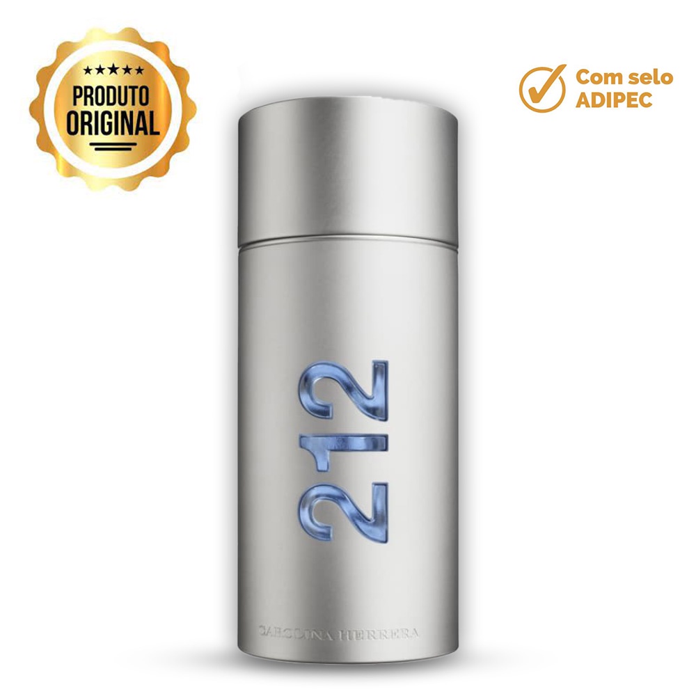 Perfume 212 Men Eau de Toilette Carolina Herrera Perfume Masculino 100ml Original