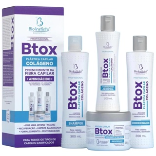 kit Btox Aminoácidos bio instinto fortalecimento em Oferta na Shopee