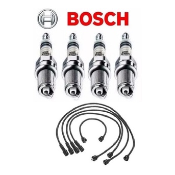 Kit Vela + Cabo Vela Ignição Bosch Opala Caravan 4 Cilindros
