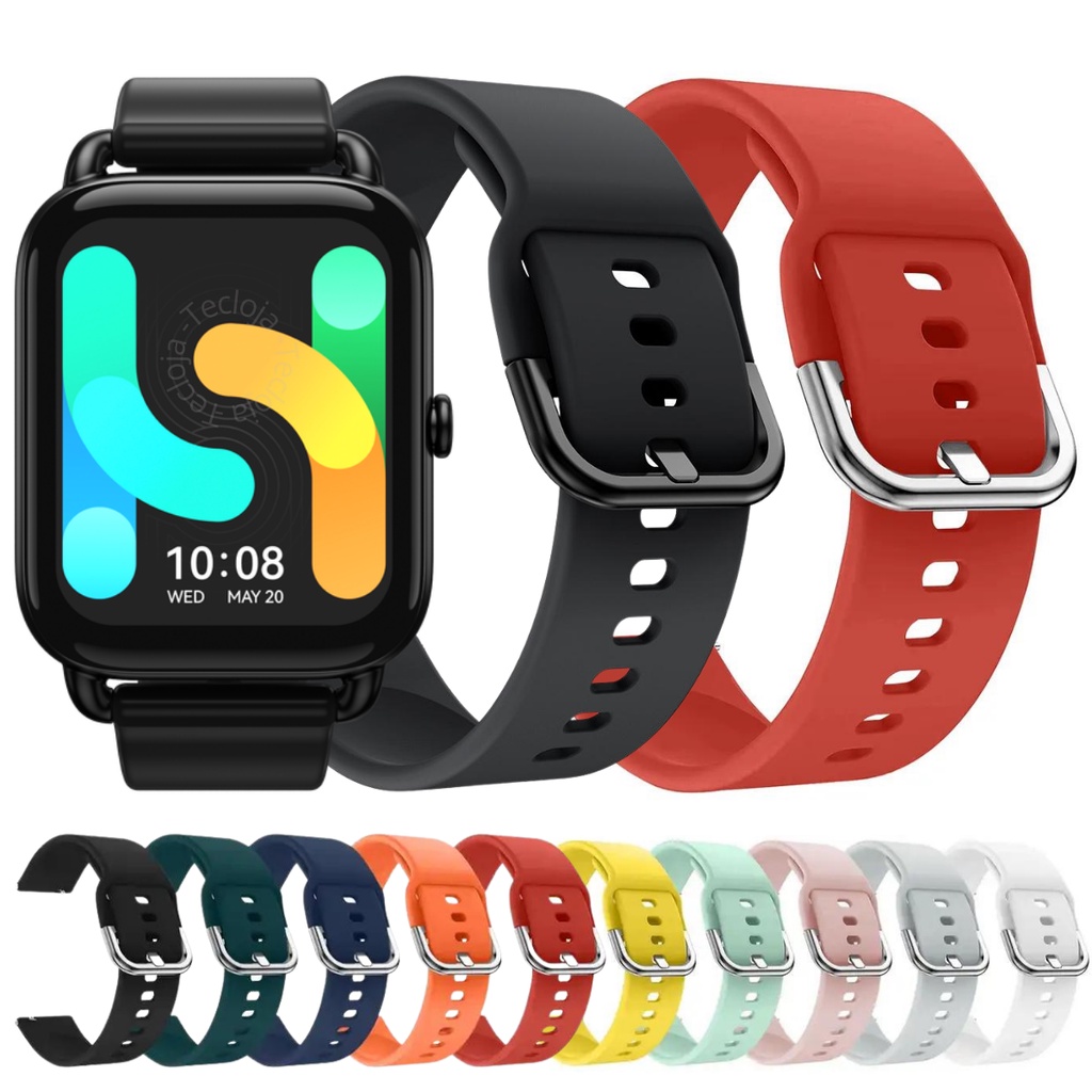 Pulseira Para Haylou RS4 Plus / Pulseira Silicone Para Para Haylou RS4 / Pulseira Compatível Com Haylou RS4 Plus