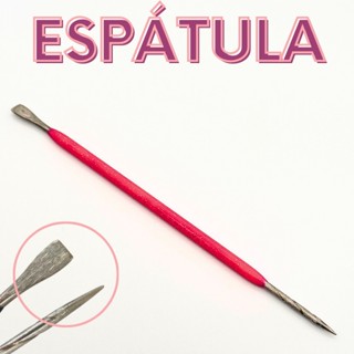 Espatula Palito de Unhas em Inox com Silicone cor Rosa Pink - Coleção Shine - Talita Cardozo