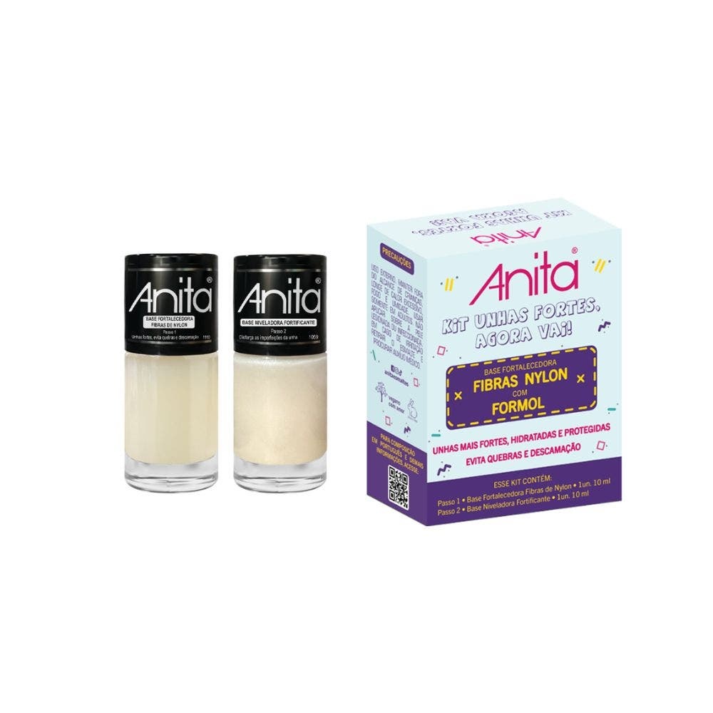 Kit Esmalte Anita Unhas Fortes, Agora Vai 2un em Oferta na Shopee