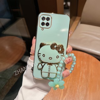 Capa Samsung A12 M32 A22 4G A22 5G M33 5G M53 5G A42 M42 M32 4G De Telefone TPU Hello Kitty Cat Com Espelho De Maquiagem em Oferta na Shopee