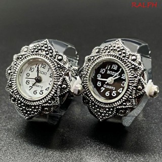 Relógio De Quartzo Romano , Jóias Alloy Unique Shape Rings , Cool Retro Punk Criativo Finger Ring Women
