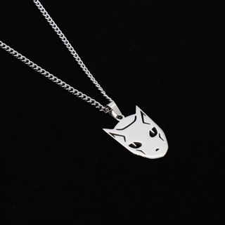 Jojo's Bizarre Adventure Killer Queen Necklace Anime Merchandise Kira Yoshikage Pingente Bidimensional de Aço Inoxidável em Oferta na Shopee