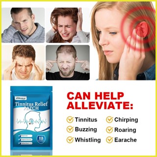 12 Adesivos PCS Acupontados Para Alívio De Tinnitus Desconforto Das Orelhas Planta Natural yushua3br