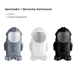 Apontador Dublo + Borracha Astronauta 2 em 1 - Tris