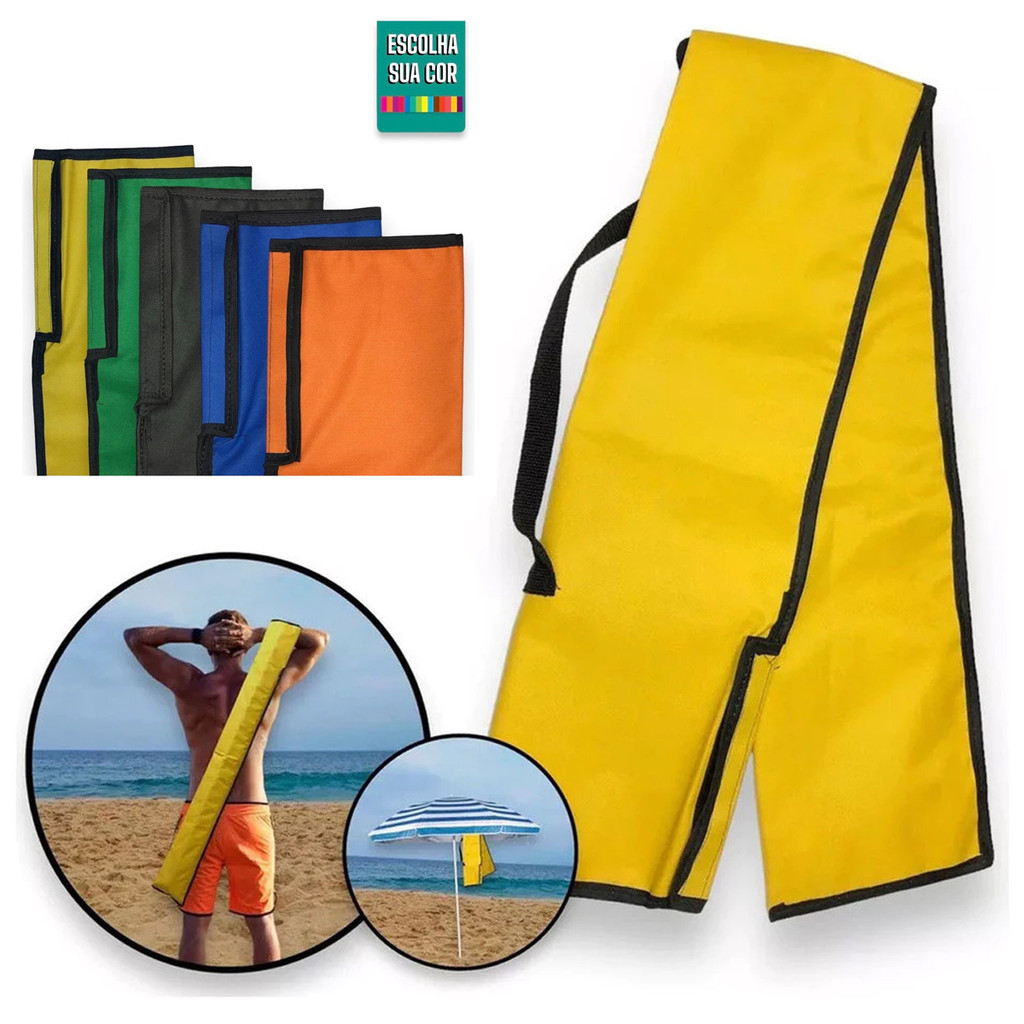 Capa Para Guarda Sol Case Bag Protetora Verão Praia Férias Várias Cores