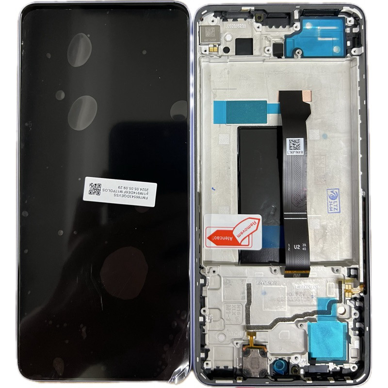Tela Frontal Compatível Redmi Note 13 Pro 5g / Poco X6 Com Aro Ori Nacional Test