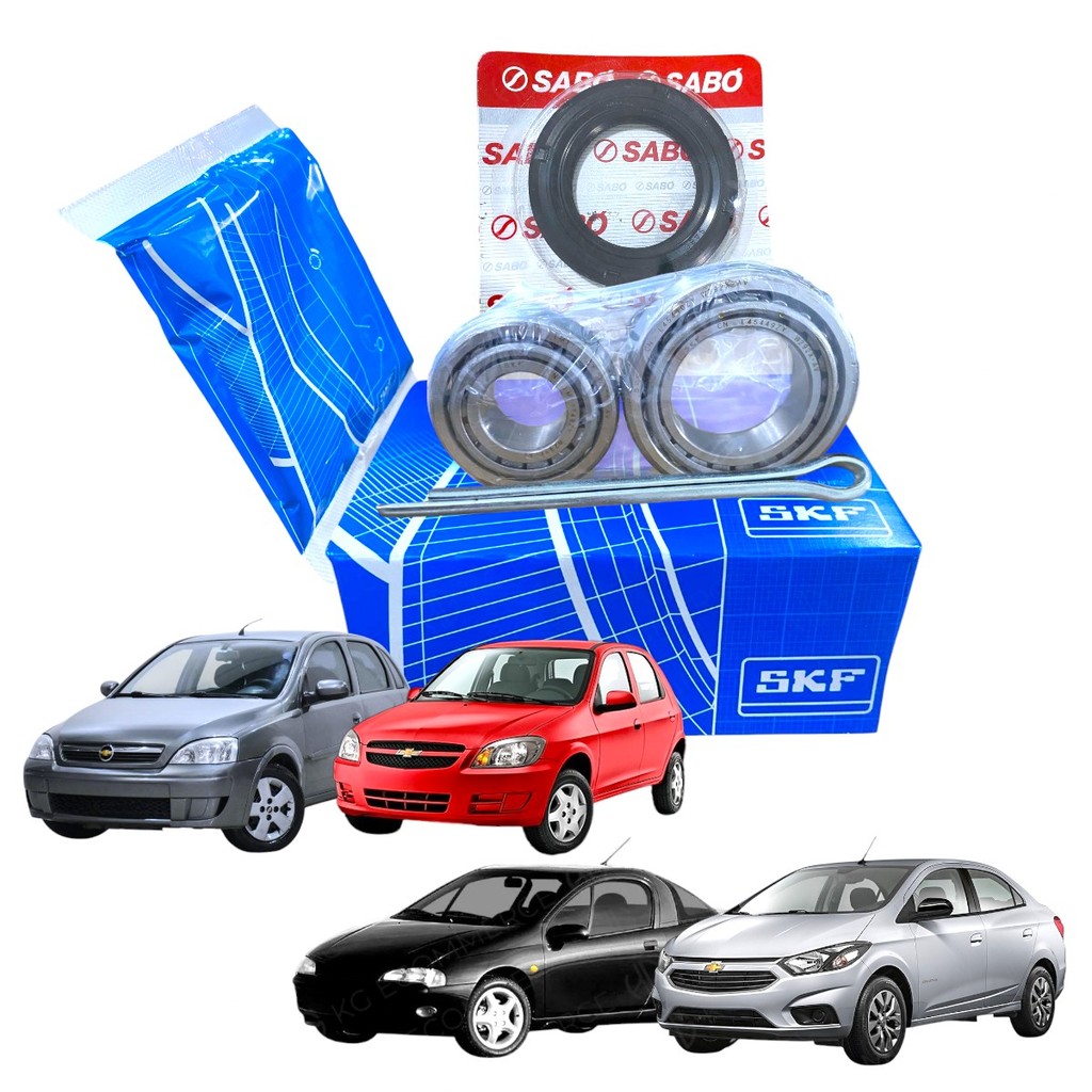 Kit Rolamento de Roda Traseiro Prisma Tigra Celta Corsa
