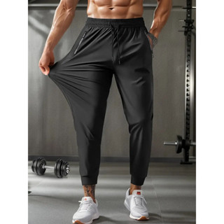 Calça Masculina Com Elastano Para Academia Esportiva Fitness Slim Fit Jogger Dry Fit Furadinho Leve Praticar Esportes em Oferta na Shopee
