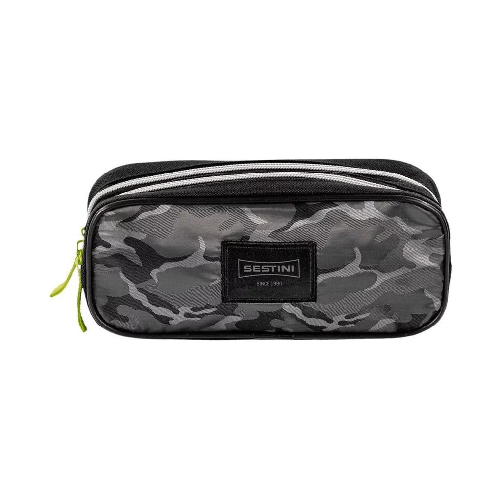 Estojo Escolar Infantil Duplo Sestini 066134-00 Camuflado em Oferta na Shopee