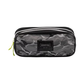 Estojo Escolar Infantil Duplo Sestini 066134-00 Camuflado em Oferta na Shopee