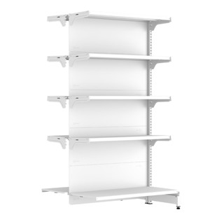 Gôndola Amapá Fit 40 Continuação Centro 1,70x0,90x0,60/0,80 com 10 Bandejas em Oferta na Shopee