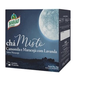 Chá Misto Camomila e Maracujá com Lavanda –Sabor Maracujá 15g – 10 sachês/ NOITE em Oferta na Shopee