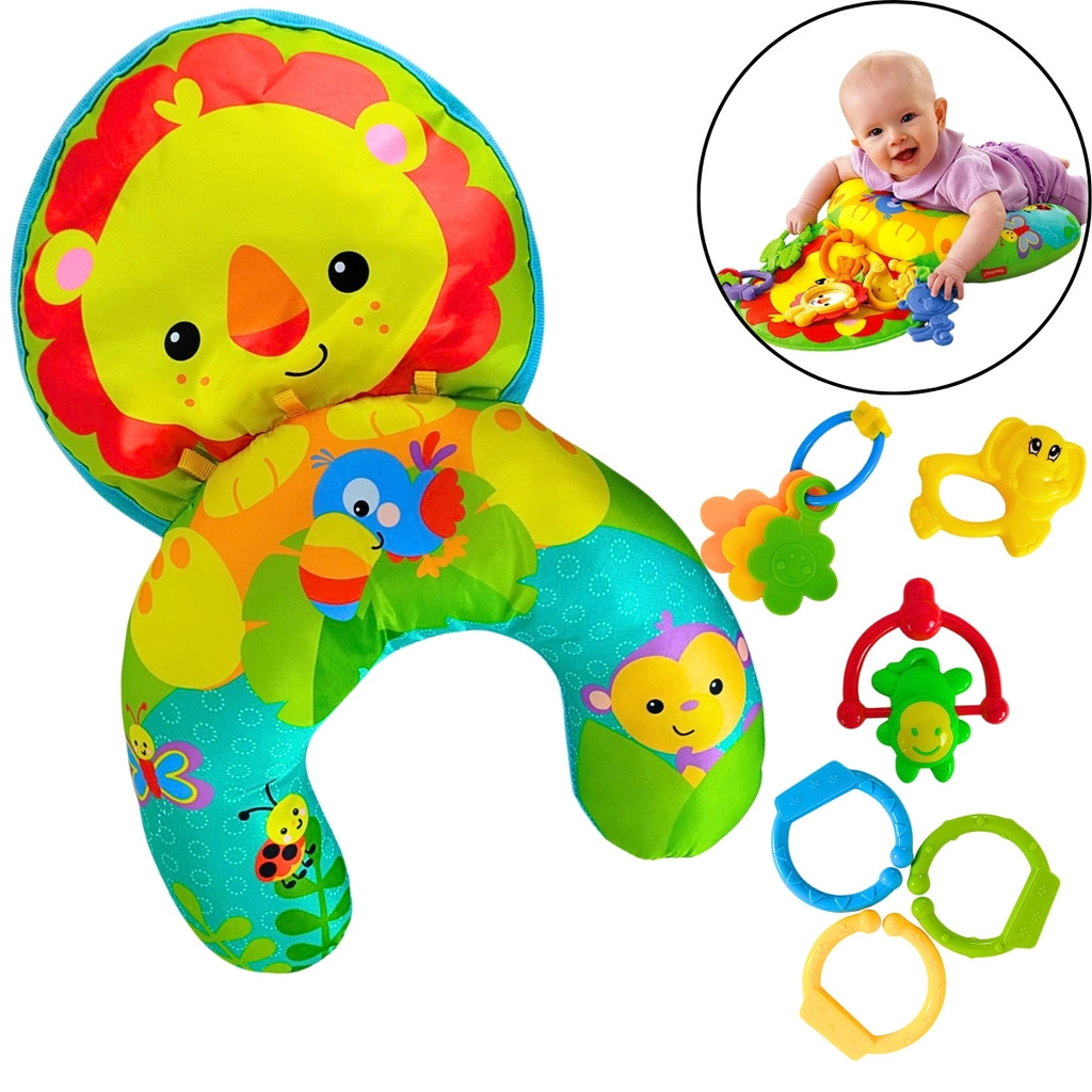 Almofada de Atividades Interativas Leão para Bebês Castela em Oferta na Shopee
