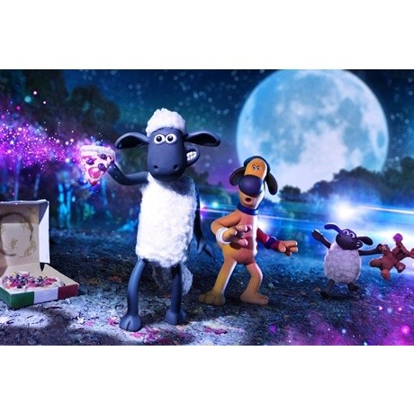 Quadro Decorativo Shaun o Carneiro 1 Peça Mdf 20x30  Alta Qualidade Full Hd