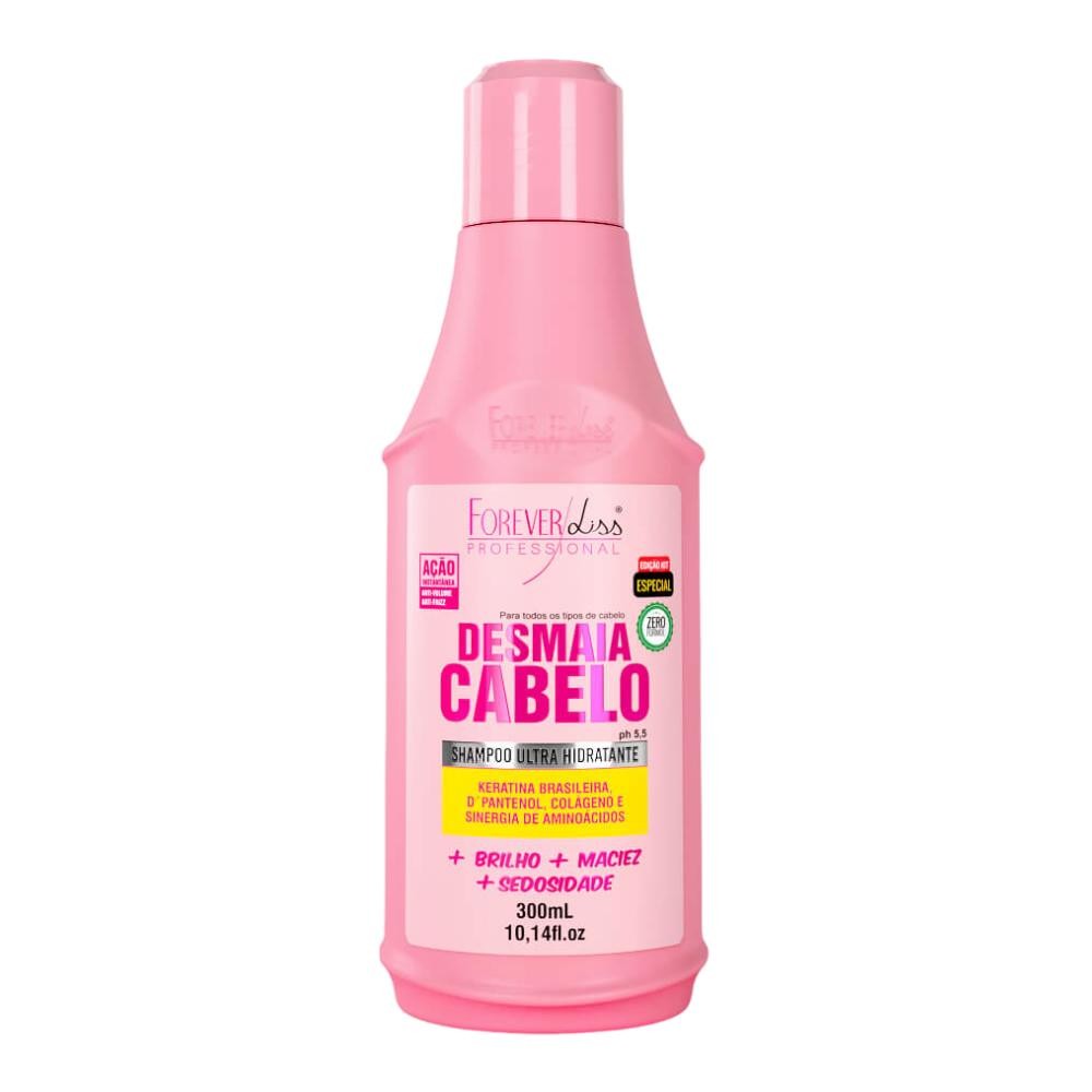 Forever Liss Desmaia Cabelo Shampoo 300ml em Oferta na Shopee